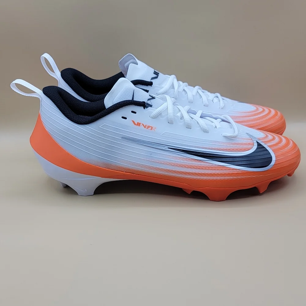 Nike Vapor Speed 3 TB Men's Football Cleats Size 13.5 White Orange HM8849-104